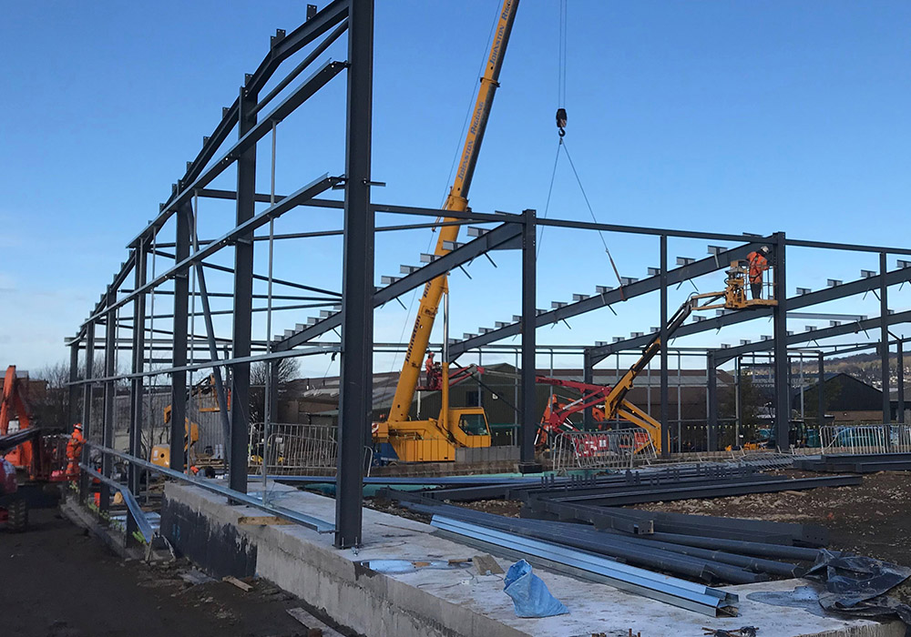 structural steel erection dundee
